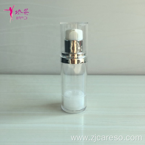 Round Shape AS Single Wall Airless Pump Bottle